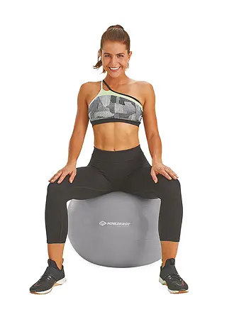 SCHILDKRÖT | Gymnastikball 85cm | silber